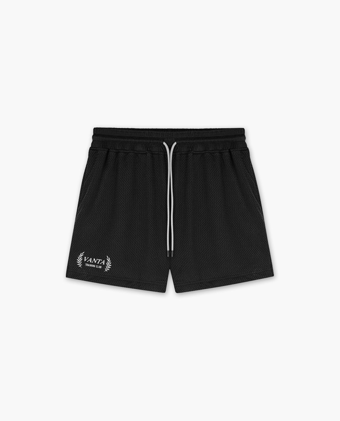MESH TRAINING SHORTS - BLACK